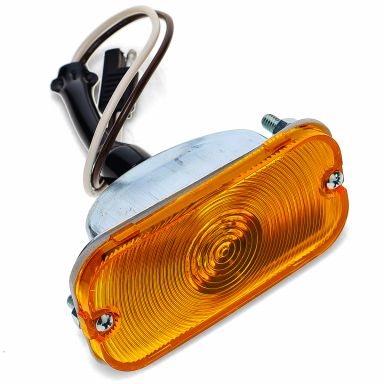Front Turn Signal Assembly w/Amber Lens | 66-68 Ford Bronco